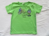 dirkje , jongens, t-shirt korte mouw , fel groen , tahiti, 92 - 2 jaar