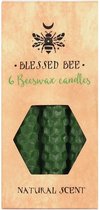 Fantasy Giftshop Kaars Pack of 6 Green Beeswax Spell Candles Groen