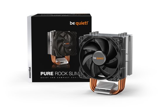 be quiet! - Pure Rock Slim 2 Cooler Multi Socket | FMx,AM3/4,115x 1200 TDP 120W