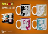 Dragon Ball Super Goku Espresso glazen set 4 stuks 150ml Gift