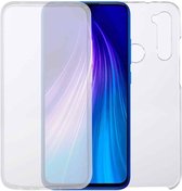 Voor Geschikt voor Xiaomi Redmi Note 8 PC + TPU Ultradunne dubbelzijdige all-inclusive transparante hoes