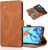 Voor Huawei P30 Retro Magnetische Sluiting Horizontale Flip Leren Case met Houder & Kaartsleuven & Fotolijst & Portemonnee (Bruin)