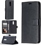 Voor Geschikt voor Xiaomi Redmi 8 Crazy Horse Texture horizontale flip lederen tas met houder & kaartsleuven & portemonnee & fotolijst (zwart)