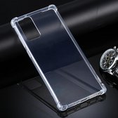 Voor Samsung Galaxy Note20 Four-Corner Anti-Drop ultradunne TPU-hoes (transparant)