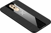 Voor Huawei Honor 6X XINLI stiksels Textue schokbestendig TPU beschermhoes (zwart)