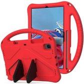 Voor Galaxy Tab S6 Lite P610 / P615 EVA Flat Anti Falling beschermhoes Shell met houder (rood)