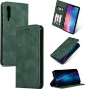 Retro Skin Feel Business magnetische horizontale lederen flip-hoes voor Xiaomi 9 (legergroen)