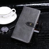 Voor Nokia 5.1 idewei Crocodile Texture Horizontale Flip Leather Case met houder & kaartsleuven & portemonnee (grijs)