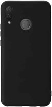 Voor Huawei nova 3 schokbestendig Frosted TPU beschermhoes (zwart)