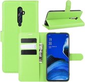 Voor vivo NEX 3 Litchi Texture Horizontale Flip Leren Case met Portemonnee & Houder & Kaartsleuven (Groen)