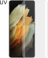 Voor Samsung Galaxy S21 Ultra 5G UV-vloeistof gebogen volledige lijm gehard glasfilm