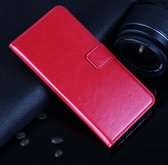 Premium Apple iPhone 6 Plus/ 7 Plus/ 8 Plus Book Case – Echt Leer – Rood – Real Leather – Red – Case Wallet