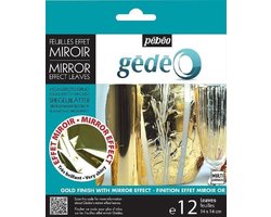 Pebeo Gedeo Mirror Effect Leaves - 12 Pack