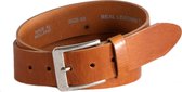 Just Dreamz - Heren riem - Cognac - Leer - 4 cm - Bandmaat 105