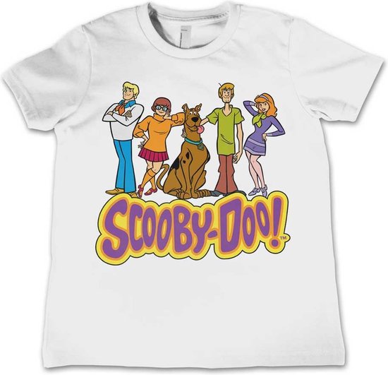 ScoobyDoo Kinder Tshirt -M- Team Wit