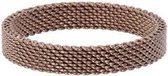 iXXXi Jewelry - Vulring - Mesh - Mat Bruin - 4mm - maat 21
