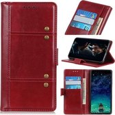 Voor Huawei Y9a Peas Crazy Horse Texture Horizontale Flip Leren Case met Houder & Kaartsleuven & Portemonnee (Rood)