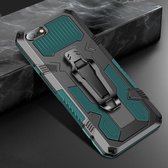 Voor iPhone 8 & 7 Machine Armor Warrior schokbestendige pc + TPU beschermhoes (legergroen)