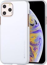 GOOSPERY i-JELLY TPU schokbestendig en krasvast hoesje voor iPhone 11 Pro Max (zilver)