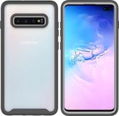 Voor Samsung Galaxy S10 Plus Sterrenhemel Effen Kleur Serie Schokbestendige PC + TPU Beschermhoes (Zwart)