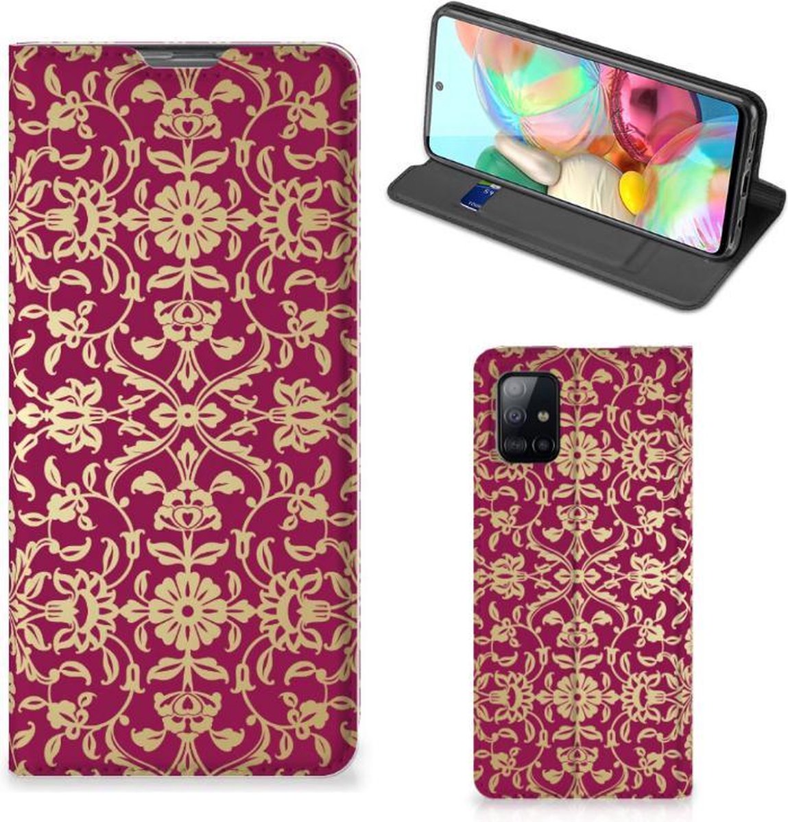 Telefoon Hoesje Samsung Galaxy A71 Barok Pink