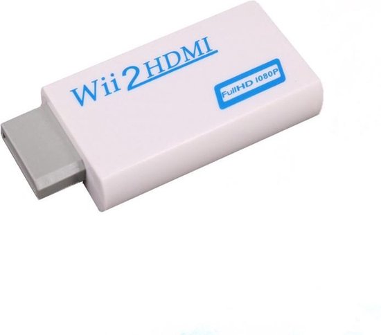 thema De waarheid vertellen Eerlijk Wii HDMI - Wii naar HDMI Omvormer - Nintendo Wii naar HDMI Converter - Wit  | bol.com