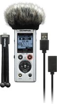 Olympus LS-P1 Podcaster Kit w/ mini Tripod/Windscreen/Cable