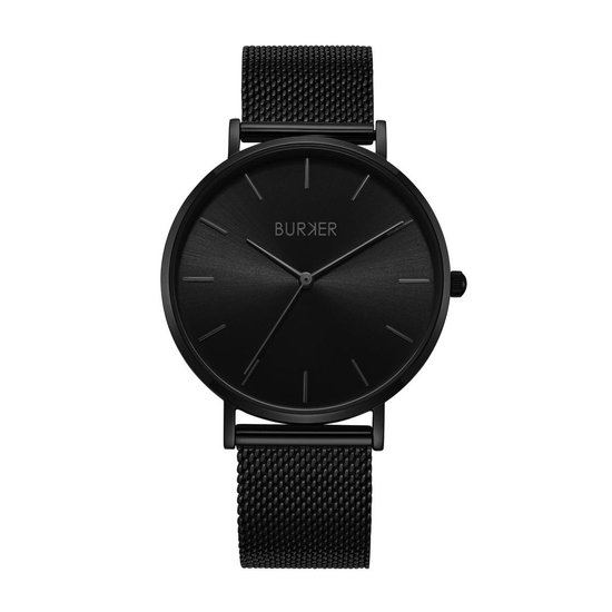 BURKER Ruby - Rond Dames Horloge - Zwart - 38 mm | bol.com