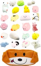 BrightSide Toys - Mochi Squishy - Fidget Toy - Etui hondje 23 stuks