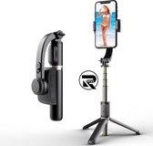 REPUS Q08 |3- in - 1 Selfie Stick -Tripod | Mobiele Telefoon Stabilisator | Glimbal | Anti shake|Oplaadbaar | Bluetooth |Met afstandsbediening |Universeel geschikt voor smartphone