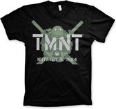Teenage Mutant Ninja Turtles Heren Tshirt -XL- Mutated In 1984 Zwart