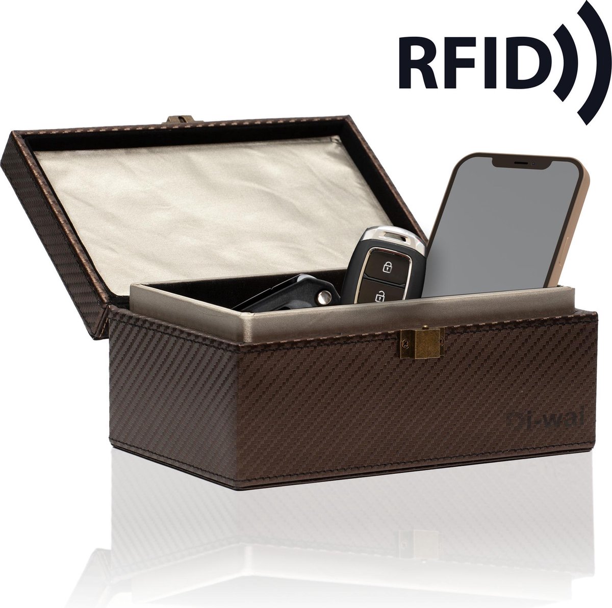 Faraday RFID Box Di-wai - Bloque tous les signaux - Entrée sans clé,  antivol 