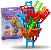 Balance chairs game - Stoelen stapel spel - Gezelschapsspel - Familiespel