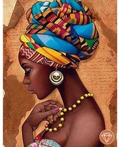 African woman - Diamond painting