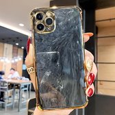iPhone 11 Hoesje Epoxy Design Case voor iPhone 11 Zwart