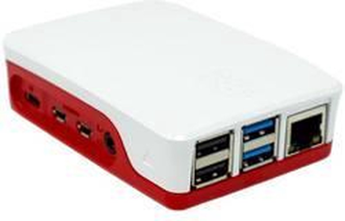 Officiële Raspberry Pi 4 behuizing - Roze-Wit