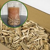 Houtsnippers houtchips tuin decoratie en bodembedekking | 3 kg | houtsnipper decoratiemateriaal