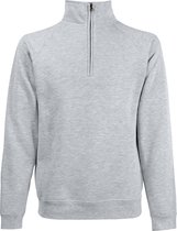 Fruit Of The Loom Sweat à col zippé Premium 70/30 pour hommes (Zwart)