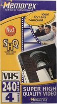 Memorex VHS 240min 4 uur videoband E0240 super high quality 1 exemplaar