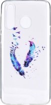 Stijlvol en mooi patroon TPU beschermhoes voor Huawei Honor 20i (veer)