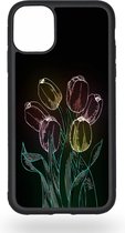 Neon tulips Telefoonhoesje - Apple iPhone 11