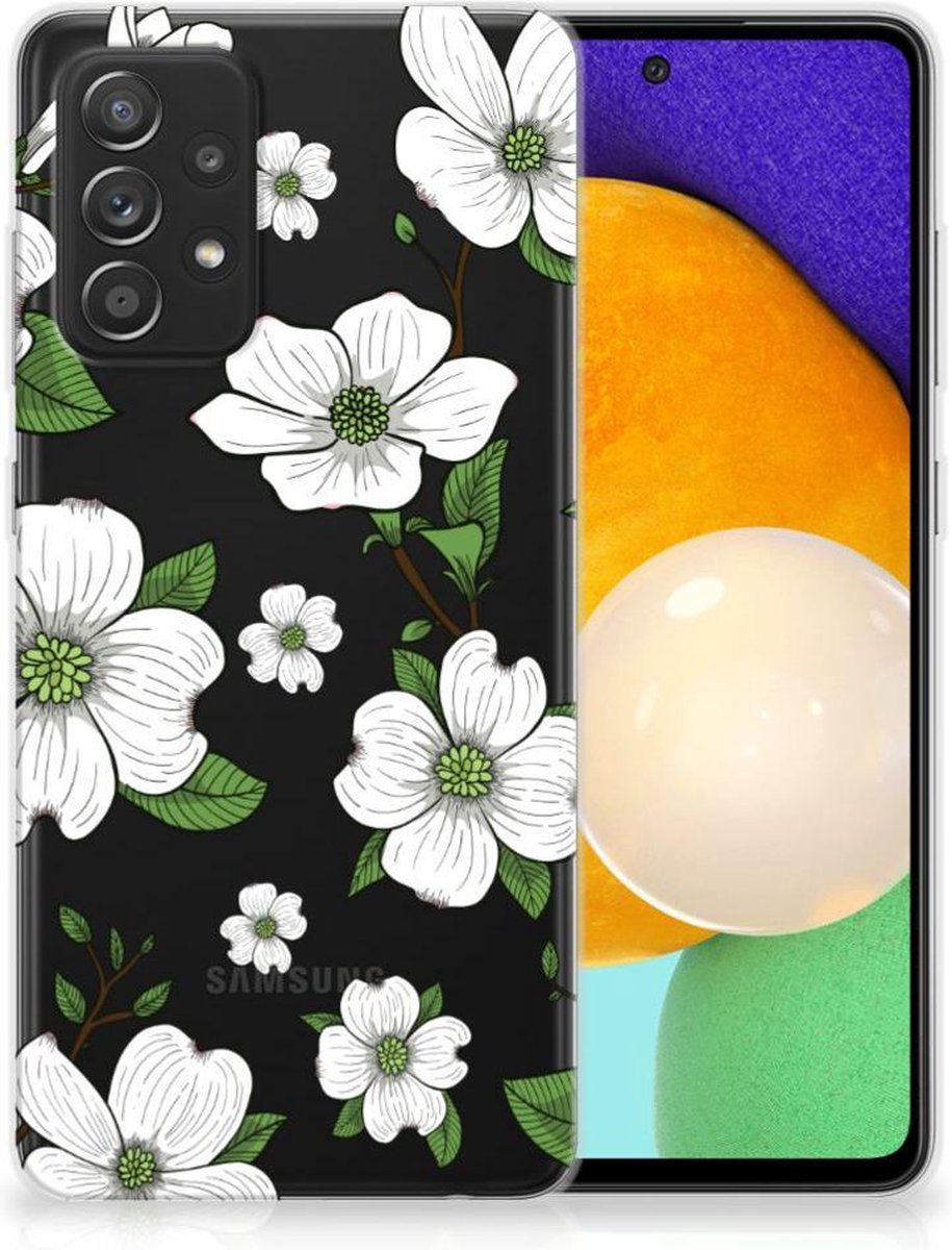 Samsung Galaxy A52 (5G/4G) TPU Case Dogwood Flowers