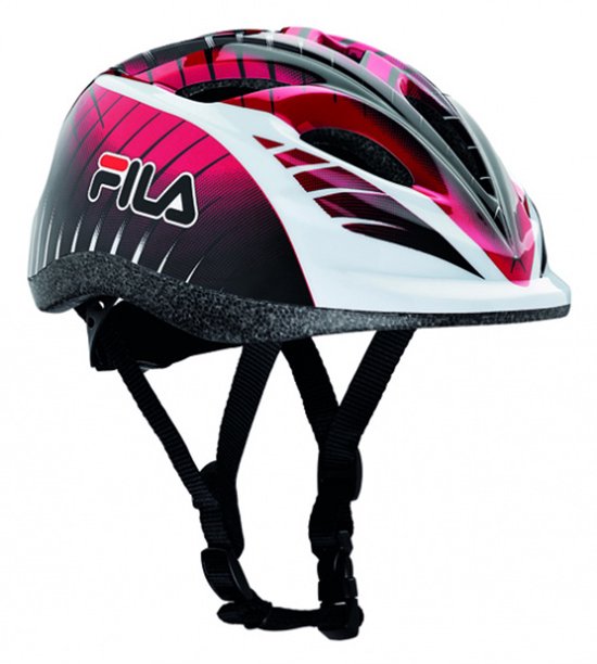 Casque Fila Junior Vélo / Skate Casque Junior - Unisexe - Rouge / Blanc / Noir