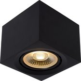 Lucide FEDLER - Plafondspot - LED Dim to warm - GU10 - 1x12W 2200K/3000K - Zwart