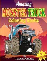 Amazing Monster Truck Coloring Books for Kids 4-8
