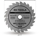 RNtools Cirkelzaagblad - Best for Wood - ⌀ 230mm - 24 tanden - Zaagbreedte 2,0 mm - Dikte blad 1,3 mm - Hout - Hardhout - Laminaat - MDF - Multiplex