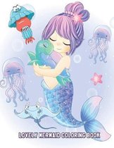 Lovely Mermaid Coloring Book