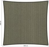 Shadow Comfort® Vierkantige schaduwdoek - UV Bestendig - Schaduwdoek vierkant - Zonnedoek - 500 x 500 CM - Desert Storm