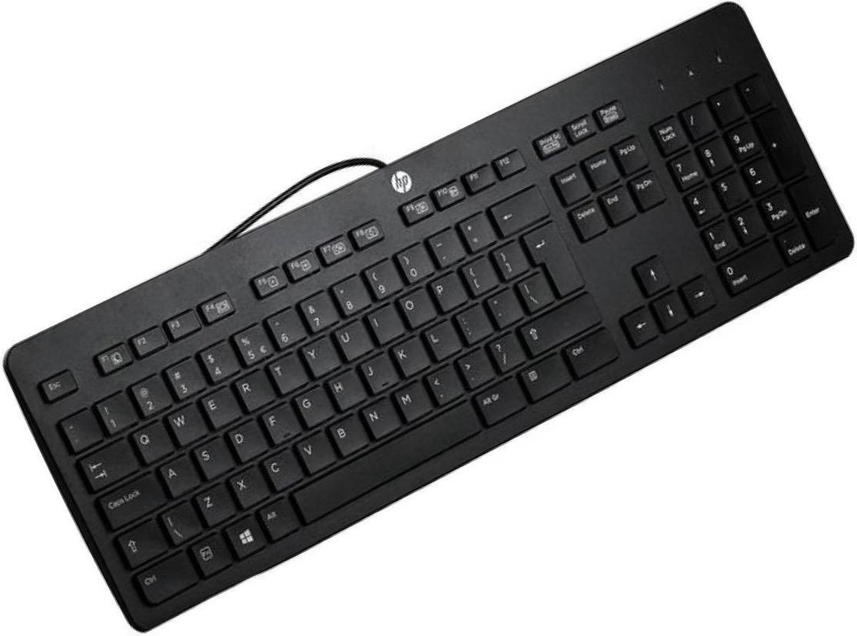 HP USB Business Slim Keyboard -EURO- (US Int)