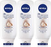 Nivea Body Milk Cacaoboter Droge Huid Voordeelbox - 3 x 250 ml